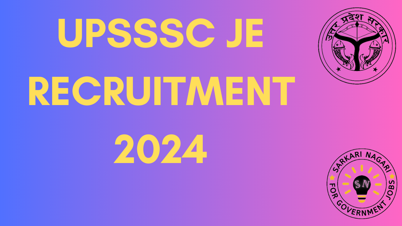 UPSSSC JE CIVIL 2024